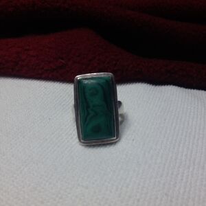 Navajo malachite ring